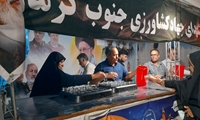 تداوم خدمت‌رسانی موکب شهدای جهاد کشاورزی جنوب کرمان با میزبانی مدیریت هسته گزینش